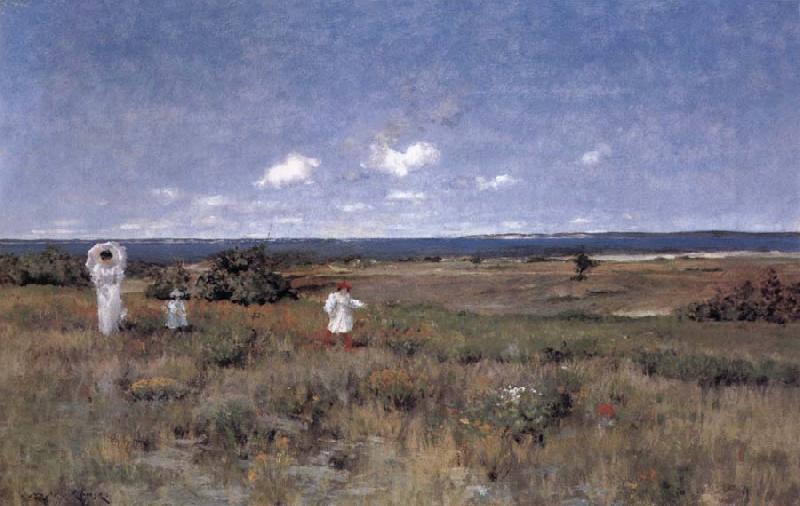 William Merritt Chase Near the beach Spain oil painting art